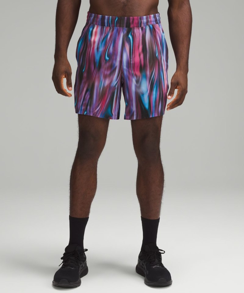 Lululemon Pace Breaker Linerless Short 7" Chroma Blur Multi Online Outlet Sale
