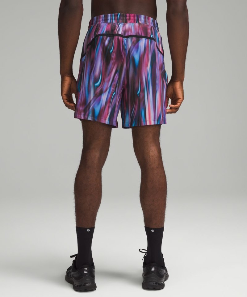 Lululemon Pace Breaker Linerless Short 7" Chroma Blur Multi Online Outlet Sale