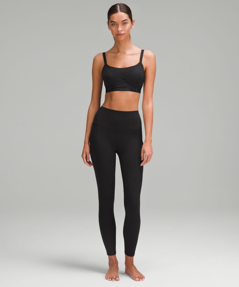 Lululemon Super-Soft Adjustable Recovery Bra *Light Support, B-D Cups Black Online Outlet Sale