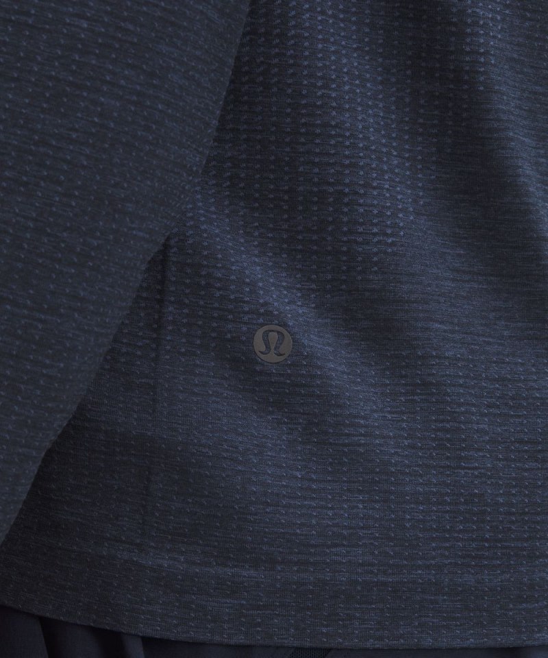 Lululemon Metal Vent Tech Long-Sleeve Shirt *Updated Fit Mineral Blue / True Navy Online Outlet Sale