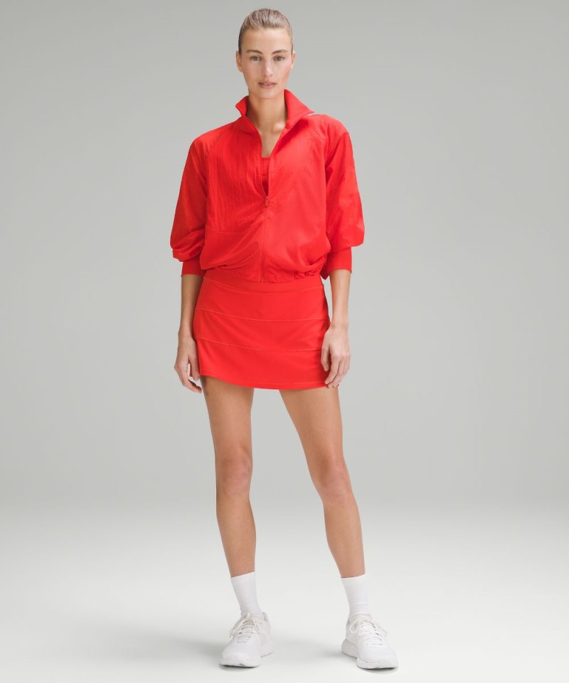 Lululemon Pace Rival Mid-Rise Skirt *Long Hot Heat Online Outlet Sale