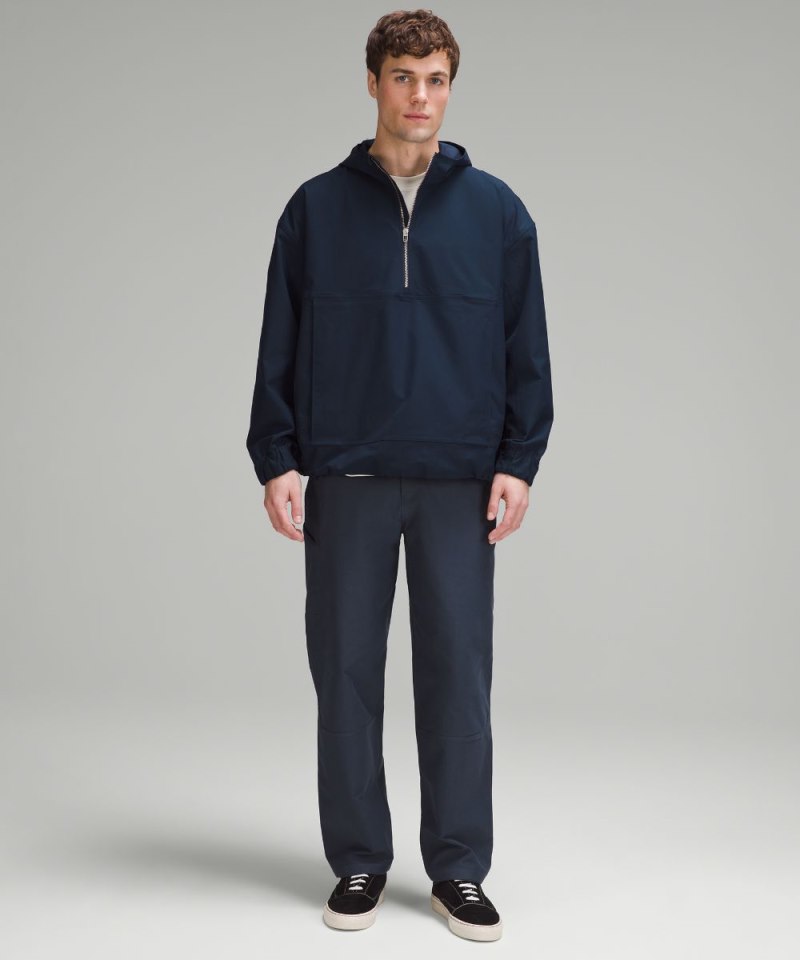 Lululemon Smooth Twill Half-Zip Anorak True Navy Online Outlet Sale