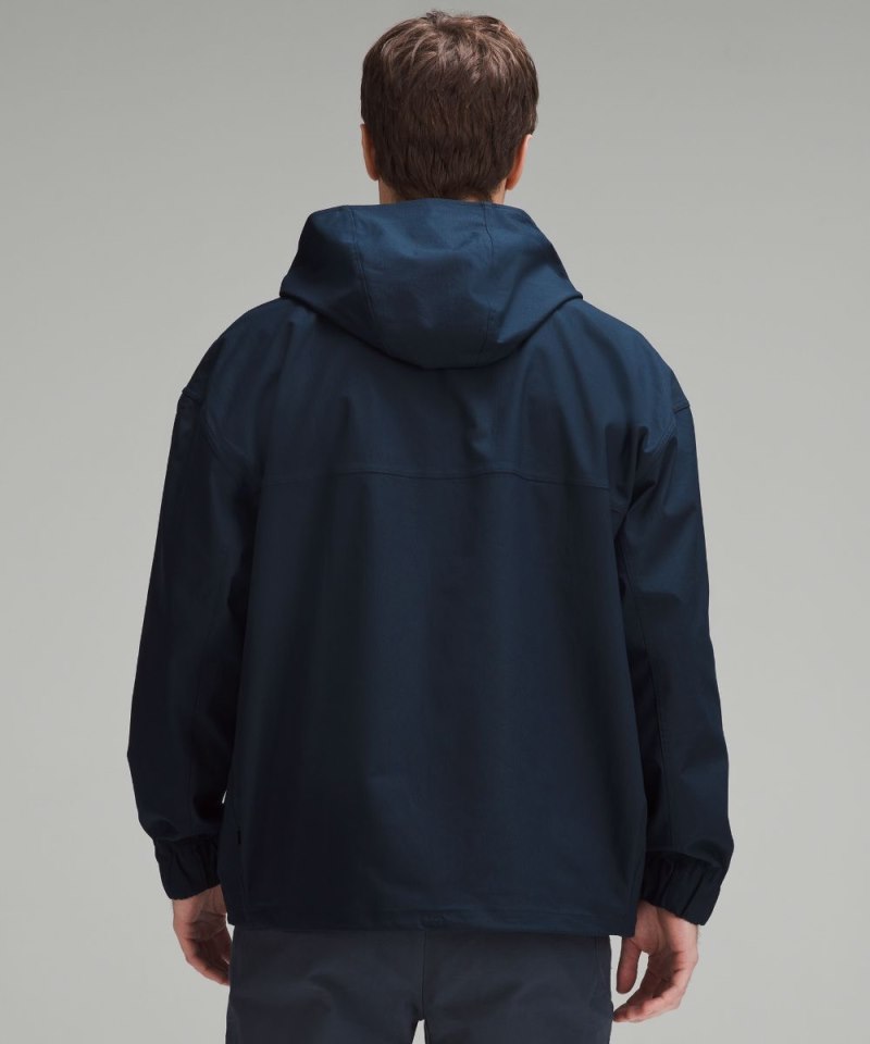 Lululemon Smooth Twill Half-Zip Anorak True Navy Online Outlet Sale