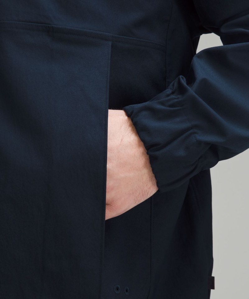 Lululemon Smooth Twill Half-Zip Anorak True Navy Online Outlet Sale