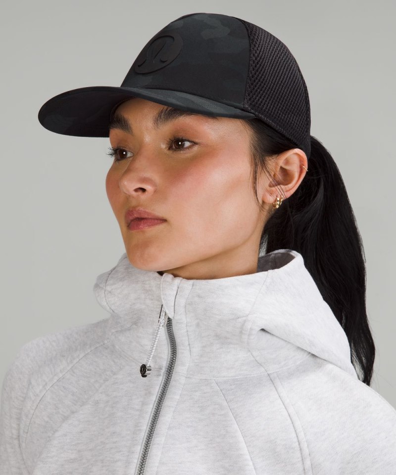 Lululemon Trucker Hat Heritage 365 Camo Deep Coal Multi / Black Online Outlet Sale