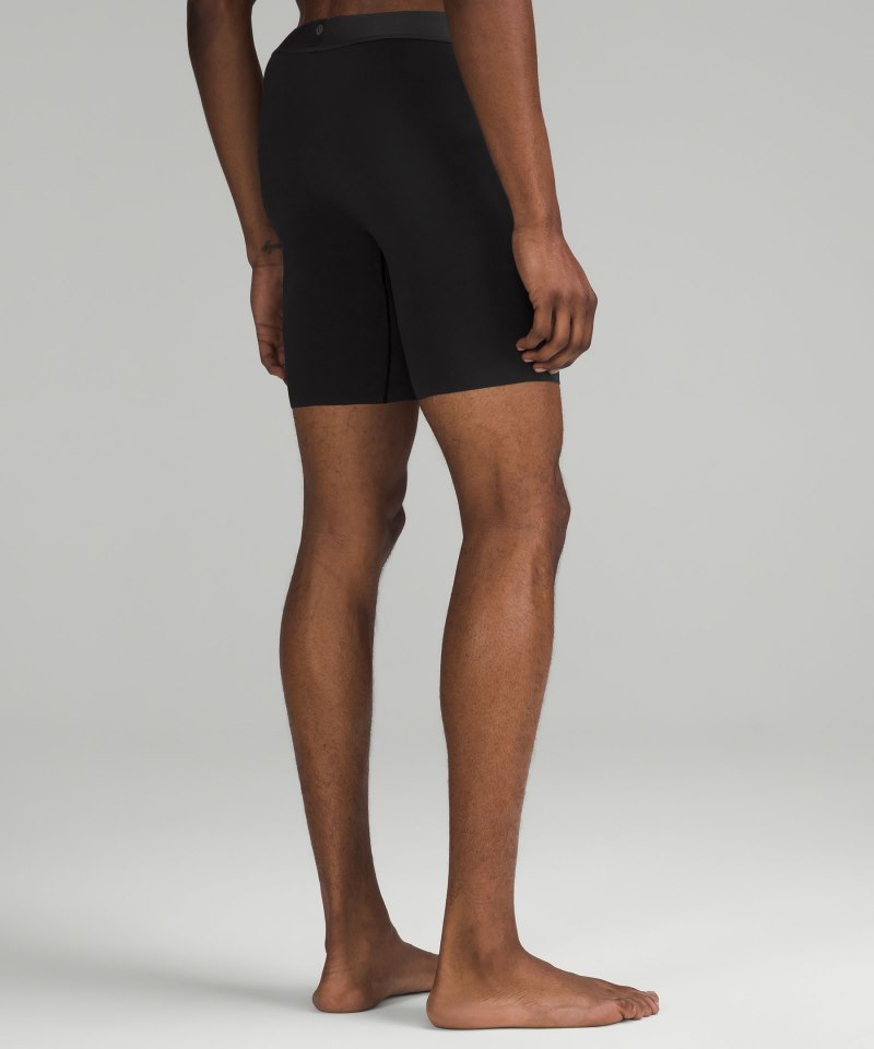 Lululemon Built to Move Long Boxer 7" *2 Pack Black / Black Online Outlet Sale