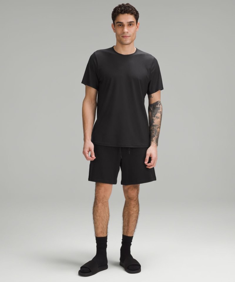 Lululemon Ultra-Soft Nulu Short-Sleeve T-Shirt Black Online Outlet Sale