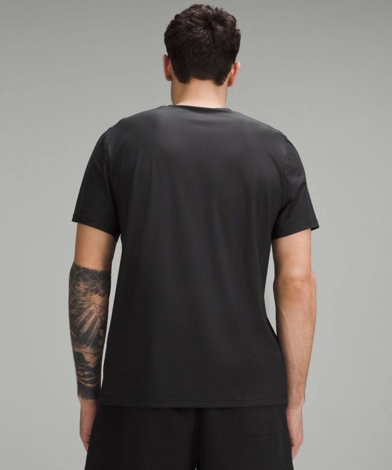 Lululemon Ultra-Soft Nulu Short-Sleeve T-Shirt Black Online Outlet Sale