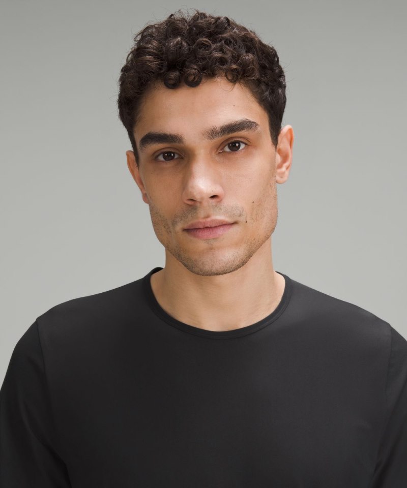 Lululemon Ultra-Soft Nulu Short-Sleeve T-Shirt Black Online Outlet Sale