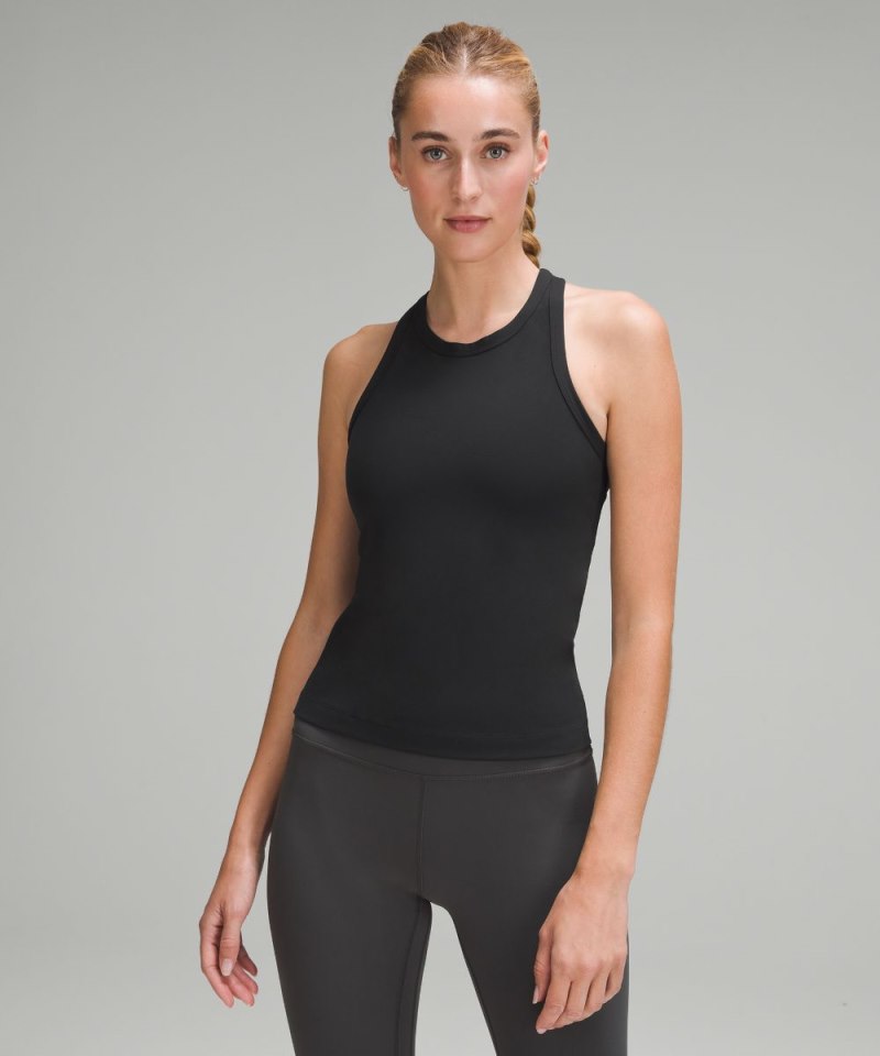 Lululemon lululemon Align™ Waist-Length Racerback Tank Top Black Online Outlet Sale