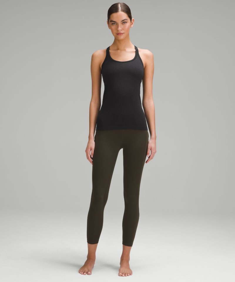 Lululemon Ebb to Street Tank Top *Light Support, B / C Cup Black Online Outlet Sale