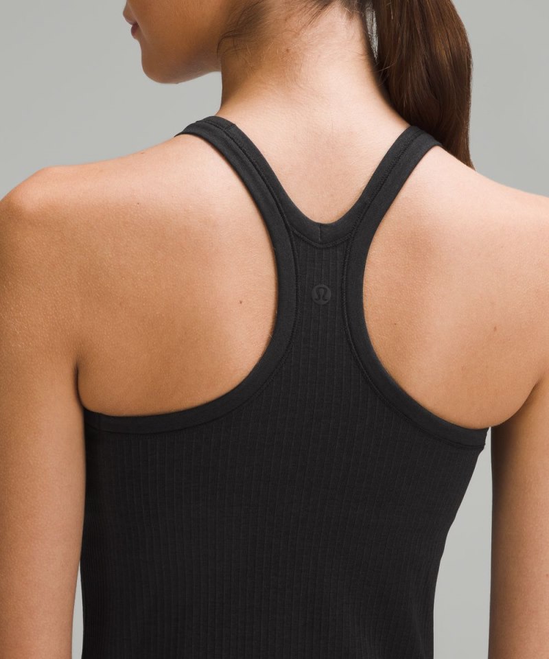Lululemon Ebb to Street Tank Top *Light Support, B / C Cup Black Online Outlet Sale
