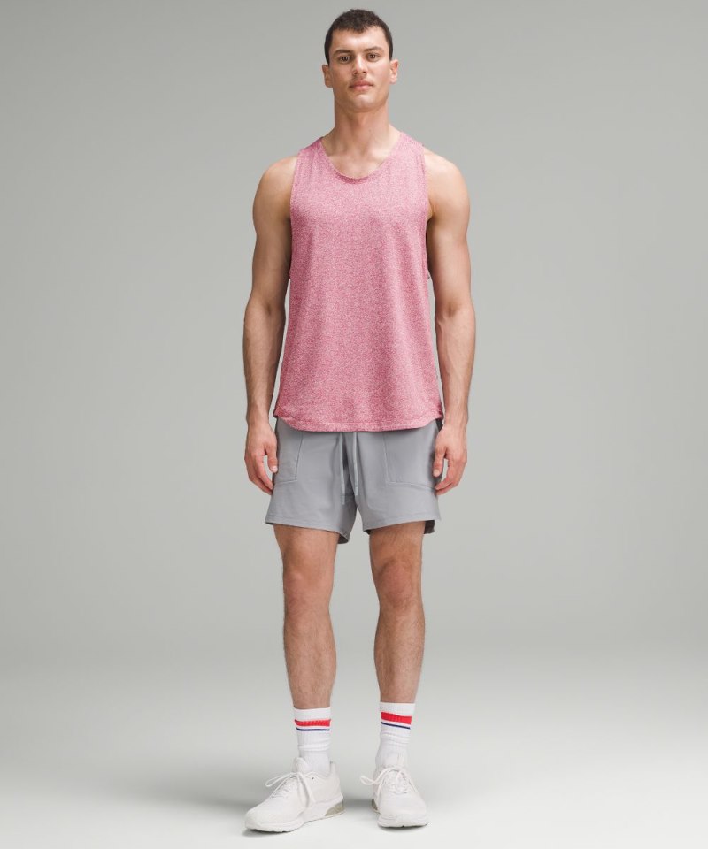 Lululemon License to Train Tank Top Heathered Washed Mauve Online Outlet Sale