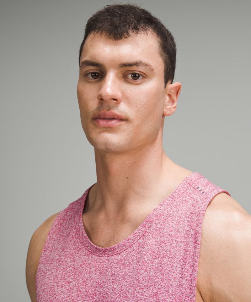 Lululemon License to Train Tank Top Heathered Washed Mauve Online Outlet Sale