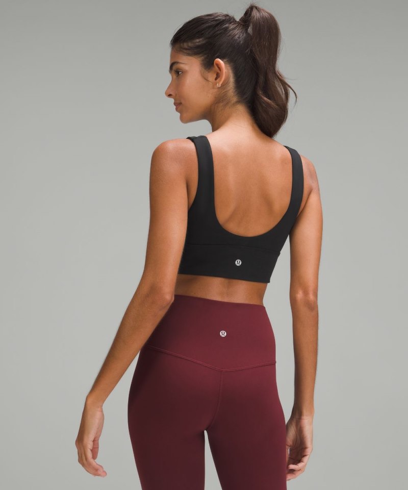 Lululemon lululemon Align™ V-Neck Bra *Light Support, A / B Cup Black Online Outlet Sale
