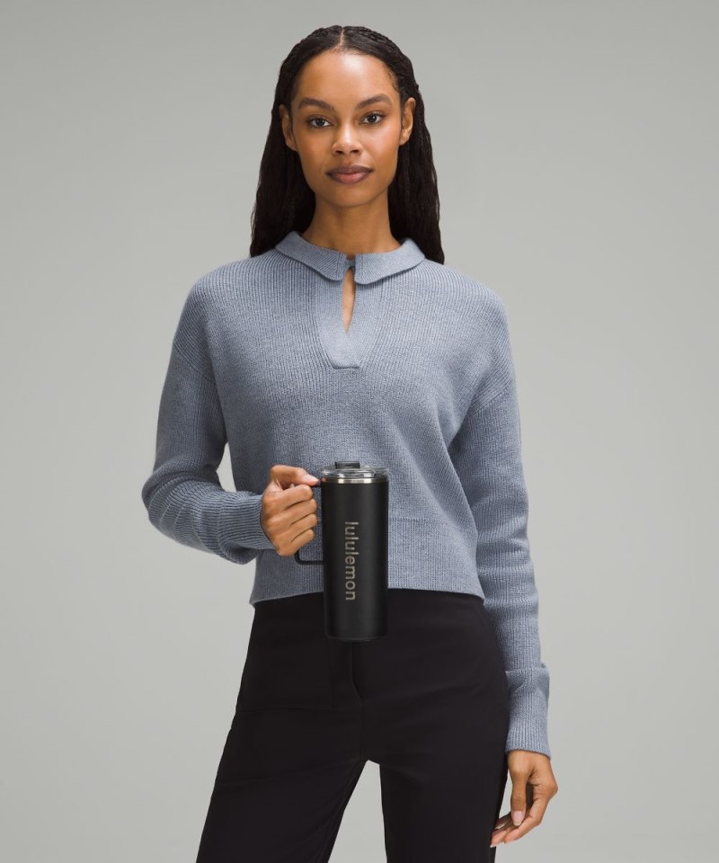 Lululemon Insulated Mug 20oz Black Online Outlet Sale