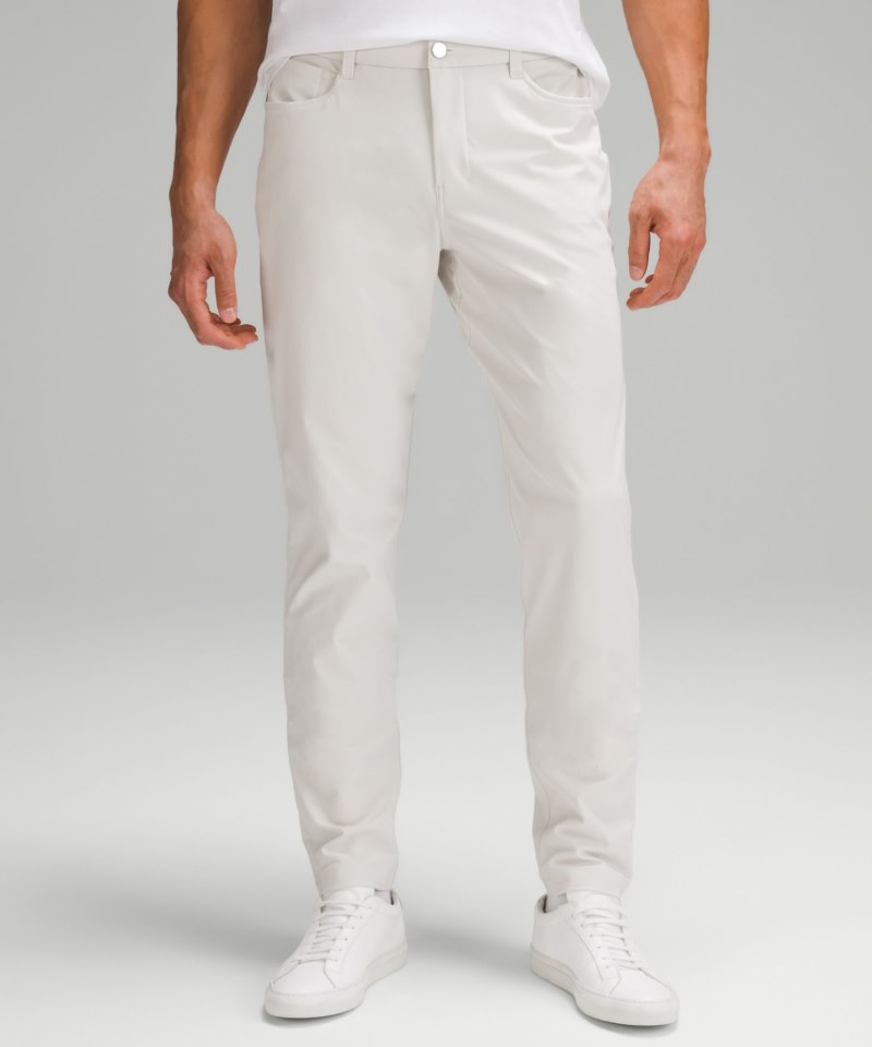 Lululemon ABC Slim-Fit 5 Pocket Pant 34" *Warpstreme Bone Online Outlet Sale