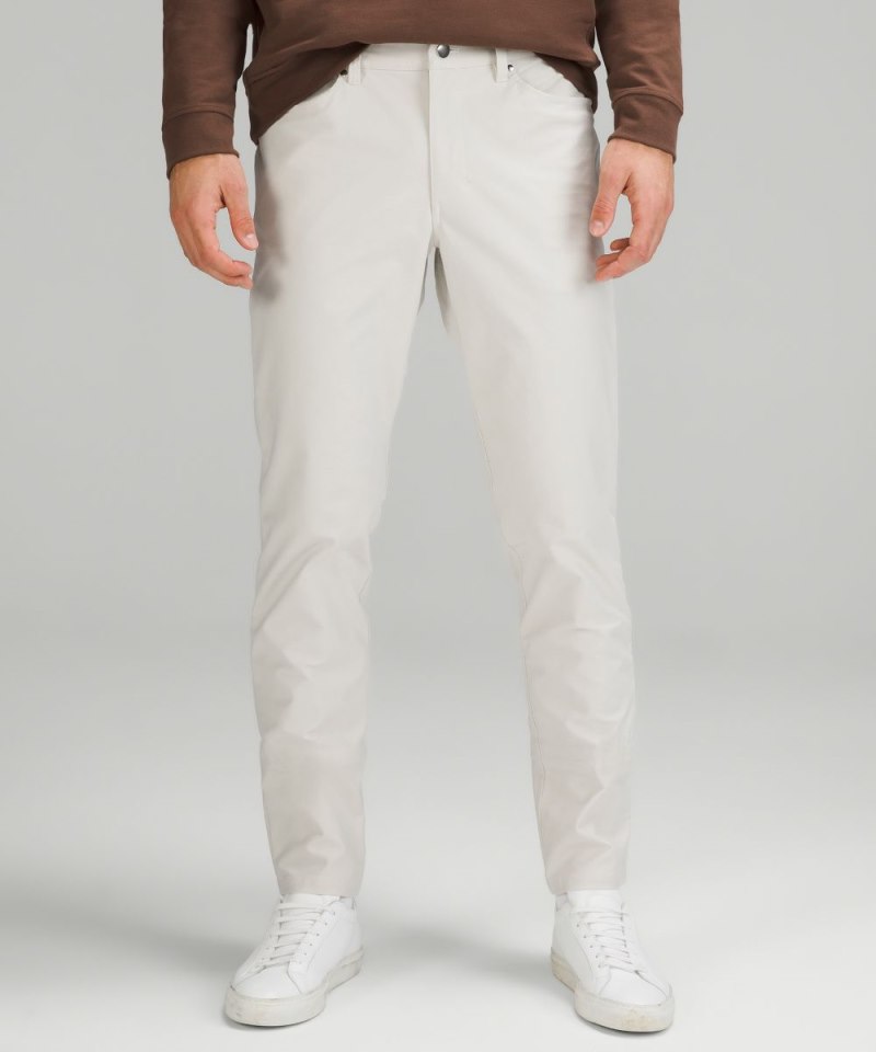Lululemon ABC Slim-Fit 5 Pocket Pant 34" *Utilitech Bone Online Outlet Sale