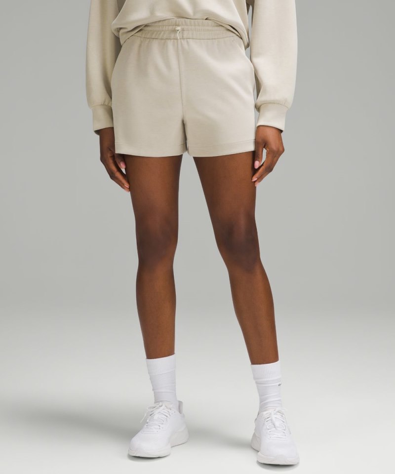 Lululemon Softstreme High-Rise Short 4" Mojave Tan Online Outlet Sale