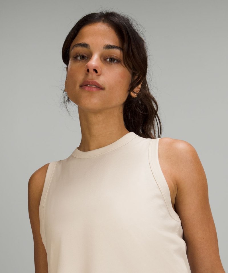 Lululemon Classic-Fit Cotton-Blend Tank Top White Opal Online Outlet Sale