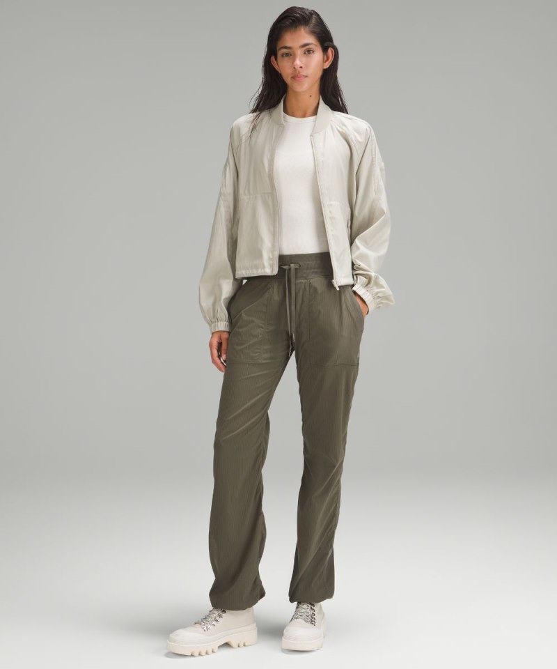Lululemon Dance Studio Mid-Rise Pant *Regular Army Green Online Outlet Sale