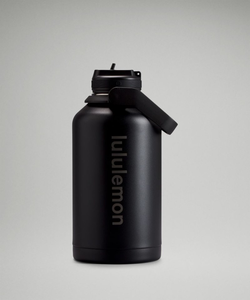 Lululemon Back to Life Sport Bottle 64oz Black Online Outlet Sale