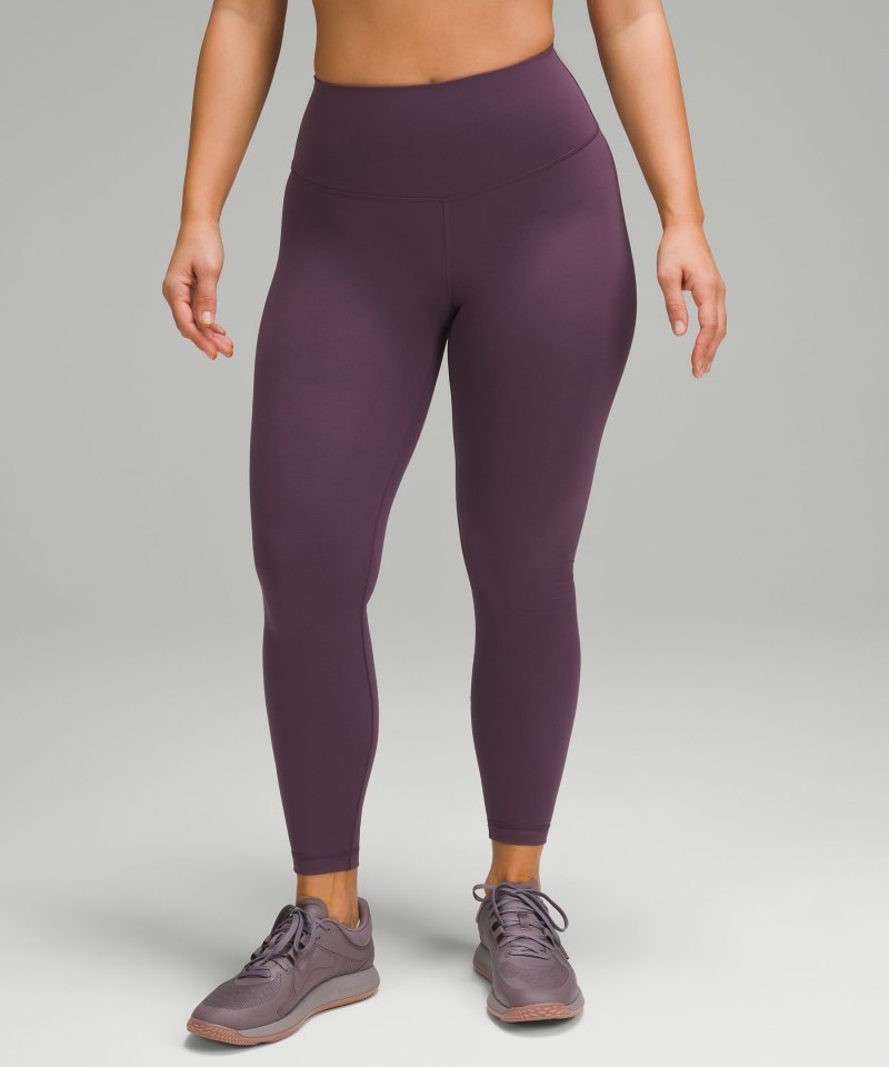 Lululemon Wunder Train Contour Fit High-Rise Tight 25" Grape Thistle Online Outlet Sale