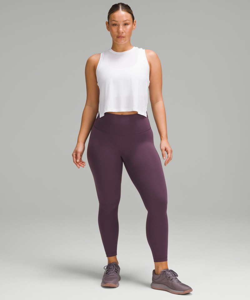 Lululemon Wunder Train Contour Fit High-Rise Tight 25" Grape Thistle Online Outlet Sale