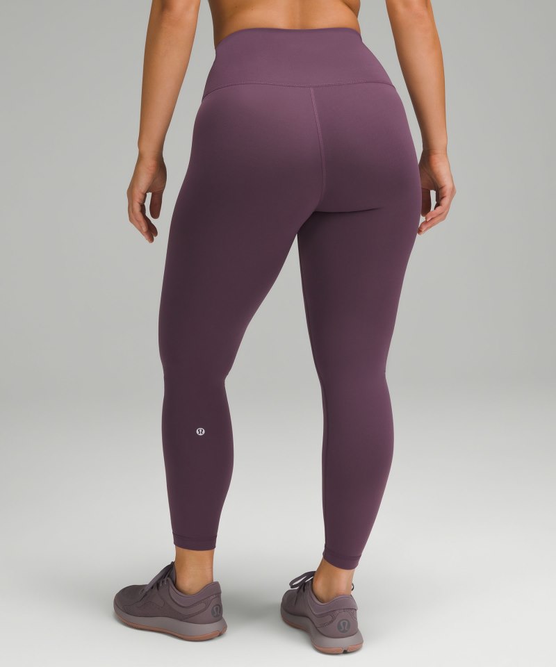 Lululemon Wunder Train Contour Fit High-Rise Tight 25" Grape Thistle Online Outlet Sale
