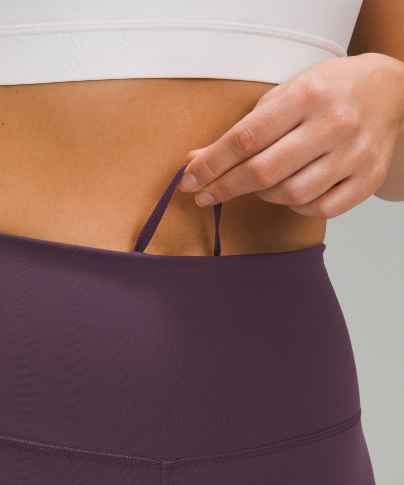 Lululemon Wunder Train Contour Fit High-Rise Tight 25" Grape Thistle Online Outlet Sale