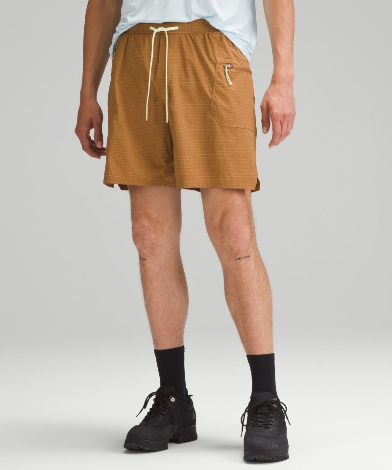 Lululemon Hike to Swim Ripstop Short 8" Bold Beige Online Outlet Sale