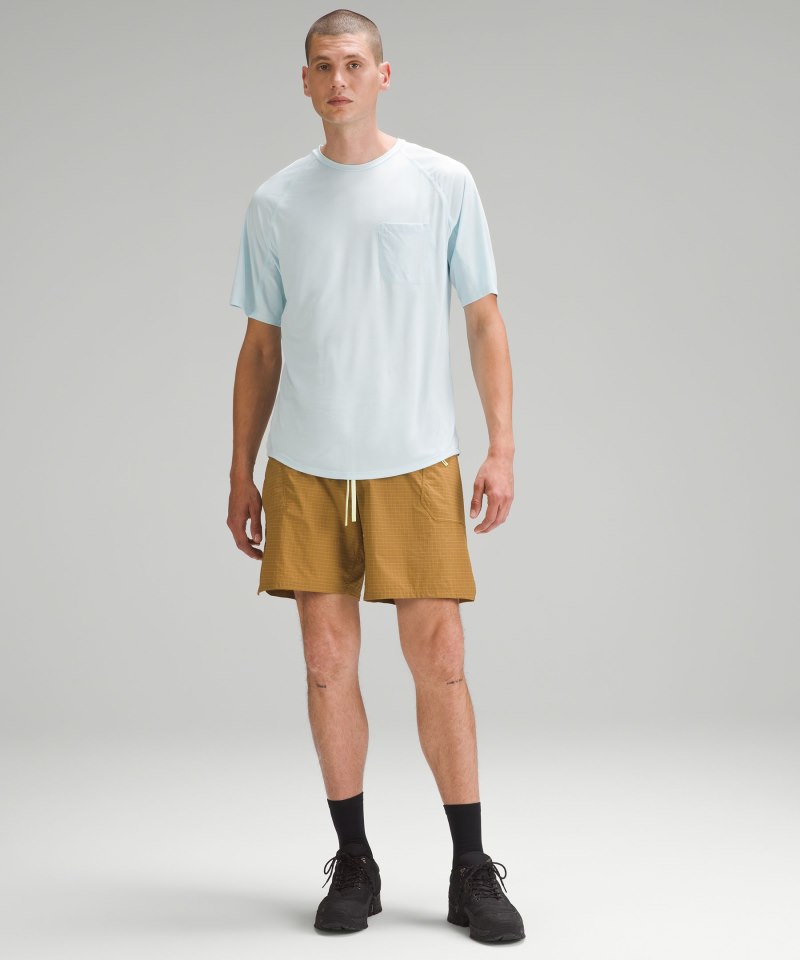 Lululemon Hike to Swim Ripstop Short 8" Bold Beige Online Outlet Sale