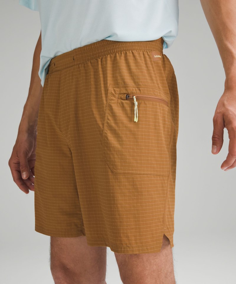 Lululemon Hike to Swim Ripstop Short 8" Bold Beige Online Outlet Sale