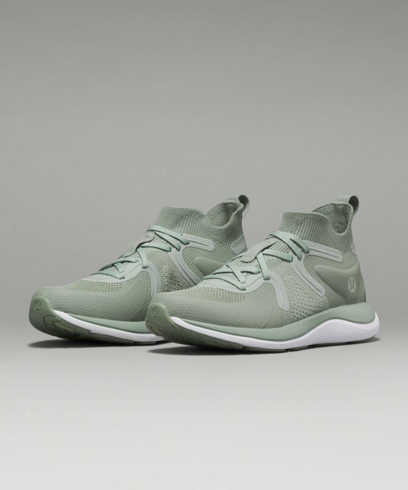 Lululemon chargefeel 2 Mid Women's Workout Shoe Palm Court / Light Sage / White Online Outlet Sale