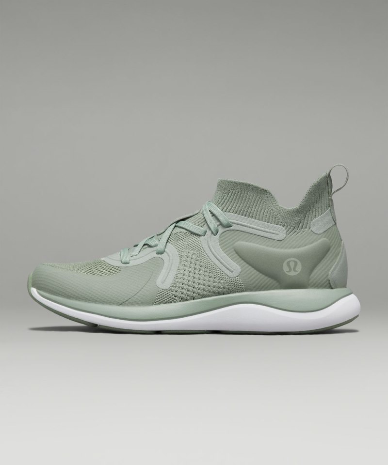 Lululemon chargefeel 2 Mid Women's Workout Shoe Palm Court / Light Sage / White Online Outlet Sale
