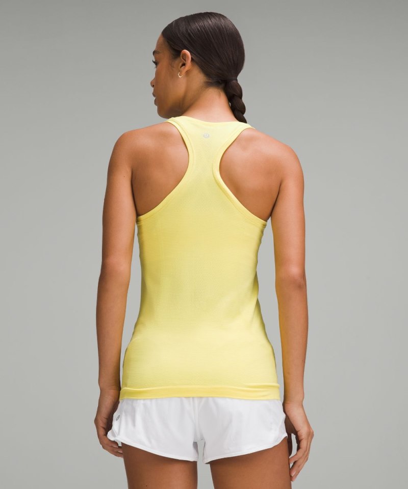 Lululemon Swiftly Tech Racerback Tank Top 2.0 *Hip Length Beaming Yellow / Beaming Yellow Online Outlet Sale