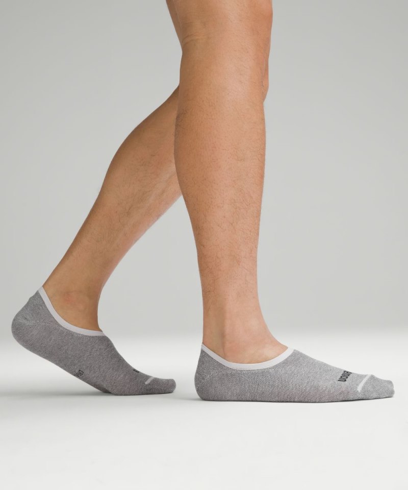 Lululemon Men's Daily Stride Comfort No-Show Socks *5 Pack Heather Grey Online Outlet Sale