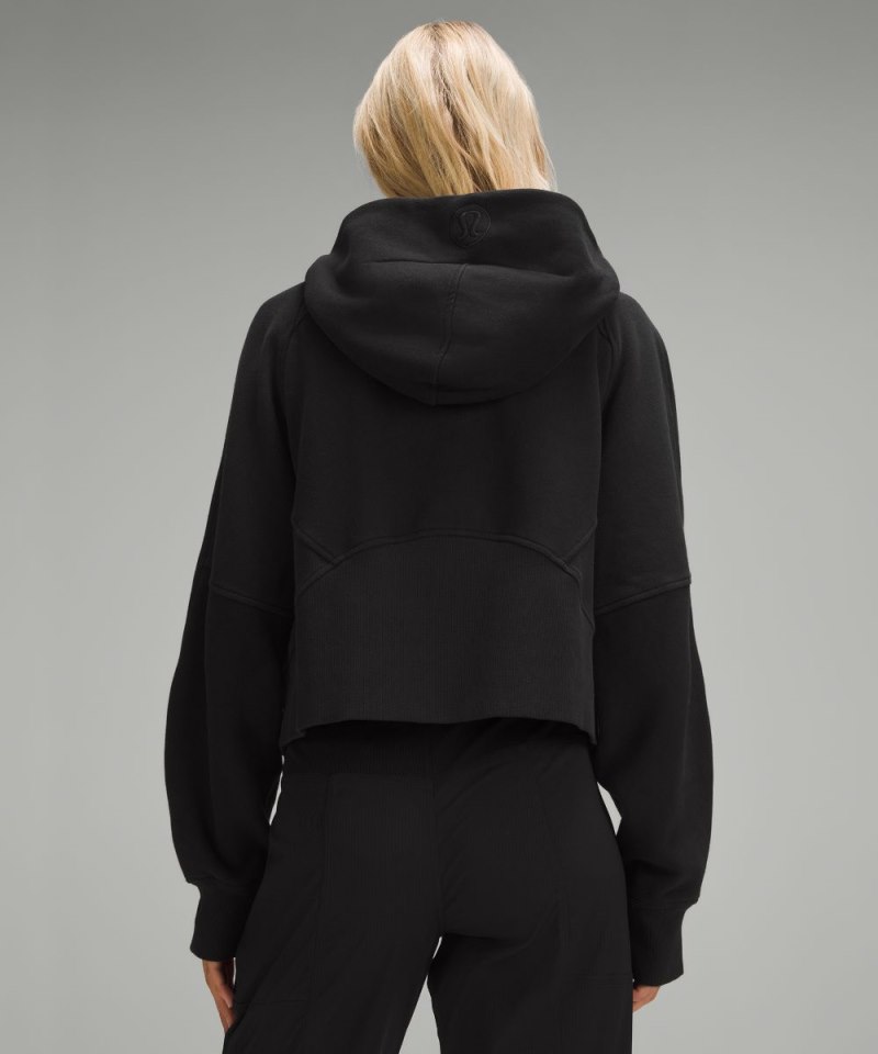 Lululemon Scuba Oversized Full-Zip Hoodie Black Online Outlet Sale