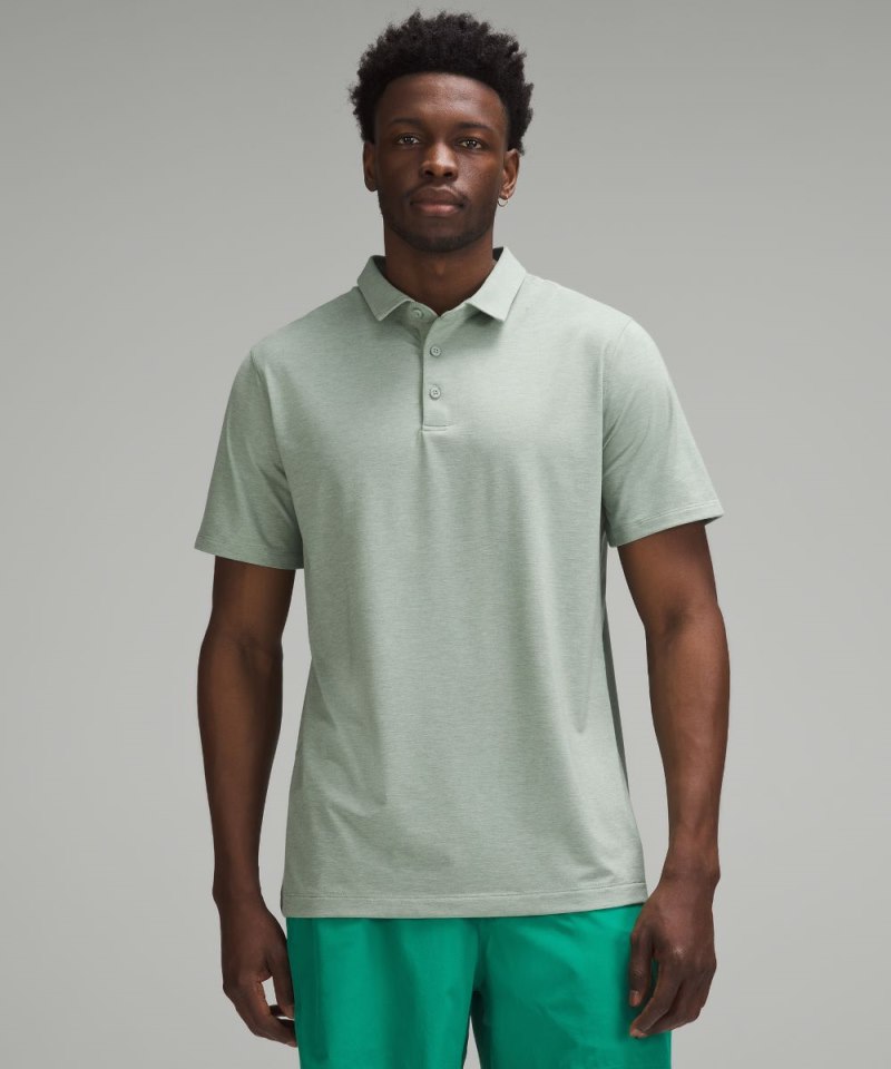 Lululemon Evolution Short-Sleeve Polo Shirt Heathered Palm Court Online Outlet Sale