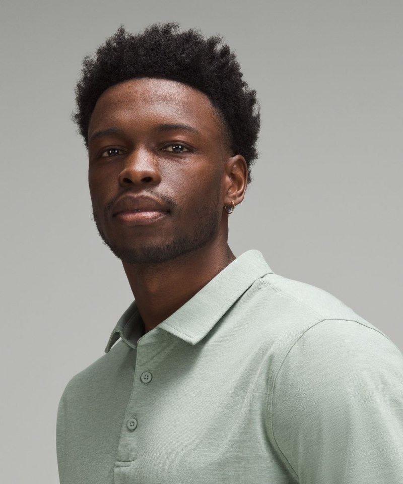 Lululemon Evolution Short-Sleeve Polo Shirt Heathered Palm Court Online Outlet Sale