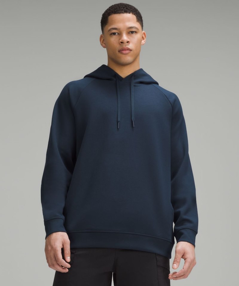 Lululemon Smooth Spacer Classic-Fit Pullover Hoodie True Navy Online Outlet Sale