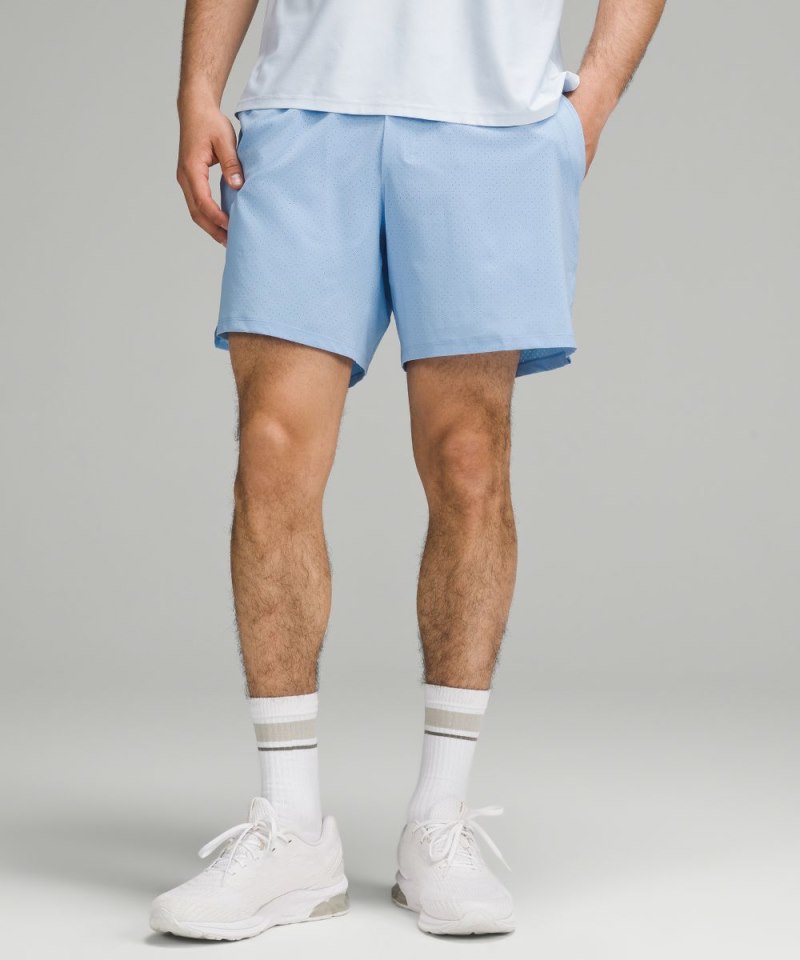 Lululemon Vented Tennis Short 6" Classic Fit Sinatra Blue Online Outlet Sale