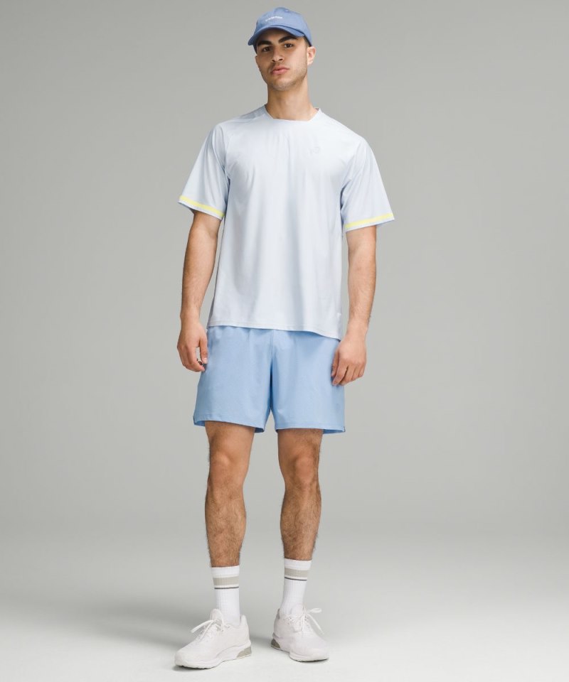 Lululemon Vented Tennis Short 6" Classic Fit Sinatra Blue Online Outlet Sale