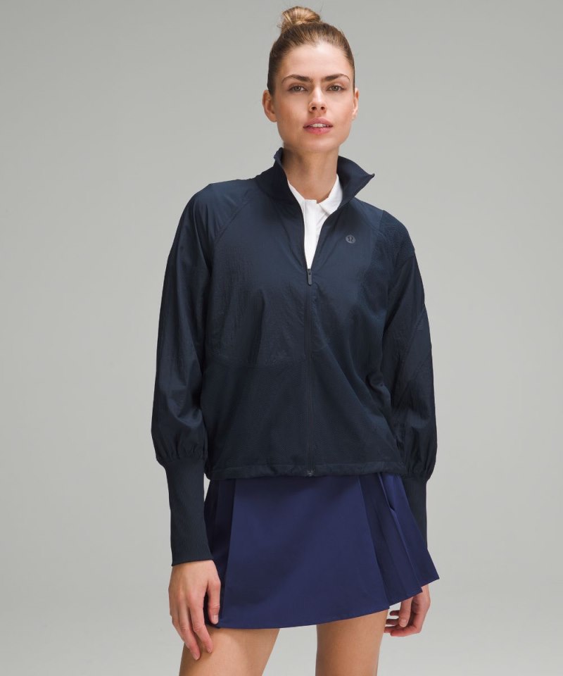 Lululemon Lightweight Tennis Full-Zip Track Jacket True Navy Online Outlet Sale