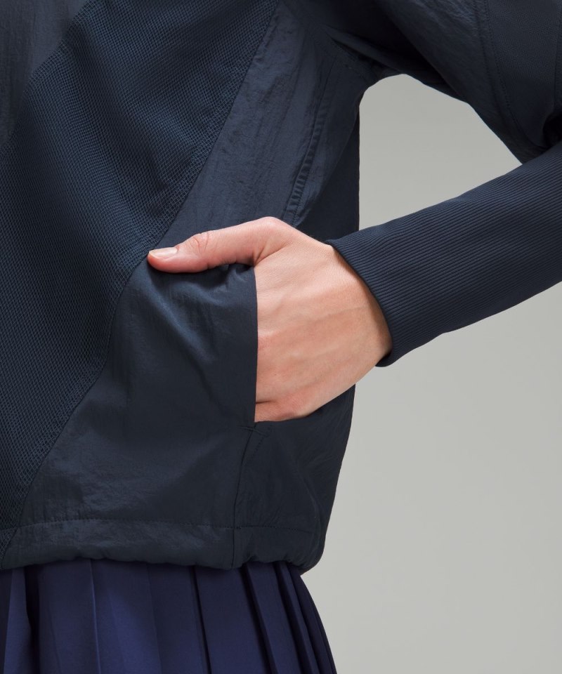 Lululemon Lightweight Tennis Full-Zip Track Jacket True Navy Online Outlet Sale