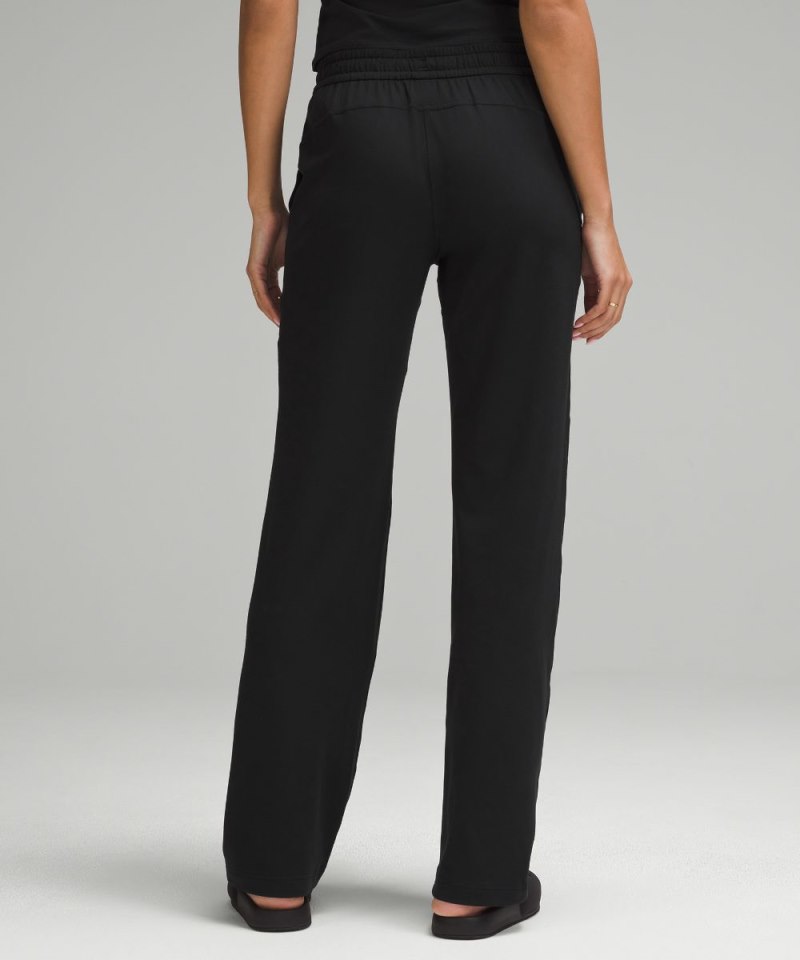 Lululemon Soft Jersey Straight-Leg Mid-Rise Pant *Regular Black Online Outlet Sale