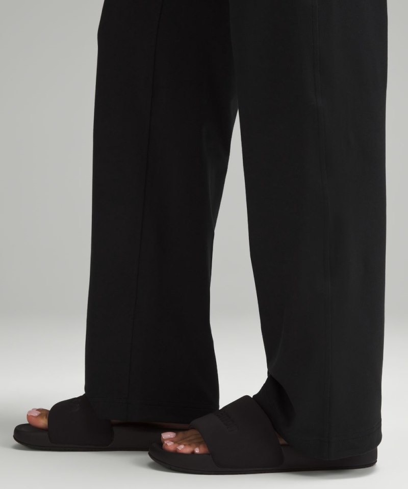 Lululemon Soft Jersey Straight-Leg Mid-Rise Pant *Regular Black Online Outlet Sale