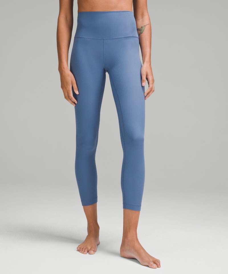 Lululemon lululemon Align™ High-Rise Ribbed Pant 25" Oasis Blue Online Outlet Sale