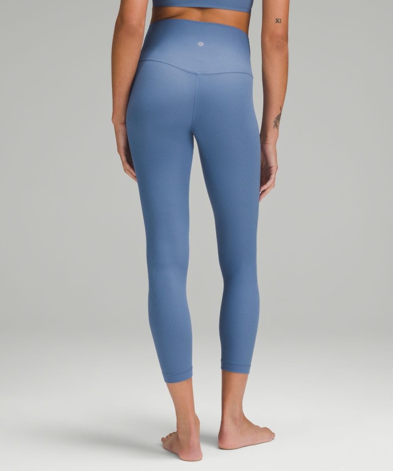 Lululemon lululemon Align™ High-Rise Ribbed Pant 25" Oasis Blue Online Outlet Sale