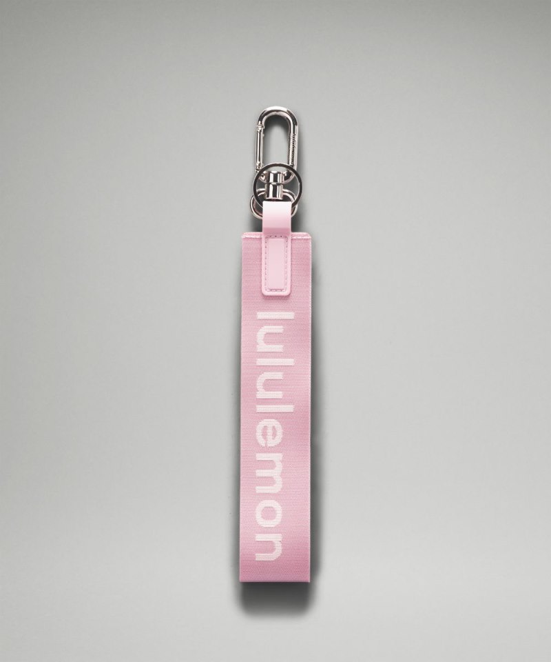Lululemon Never Lost Keychain Pink Peony / White Opal Online Outlet Sale